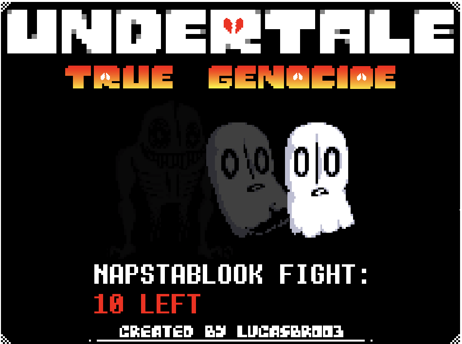 True Genocide: Napstablook Fight